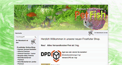 Desktop Screenshot of petfish.de